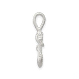 Sterling Silver Anchor Pendant with Rope Detail, Nautical Symbol of Strength and Hope