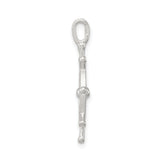 Sterling Silver Pendant with Nautical Ship Wheel Helm Design, Maritime Theme for Men and Women