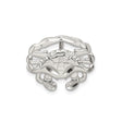 Sterling Silver Crab Pendant with Zodiac Cancer Symbol, Ocean Animal Jewelry for Women and Men