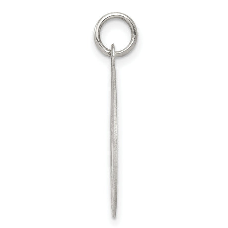 Sterling Silver Pendant with Ribbon and Bells Design, Symbol of Love and Marriage