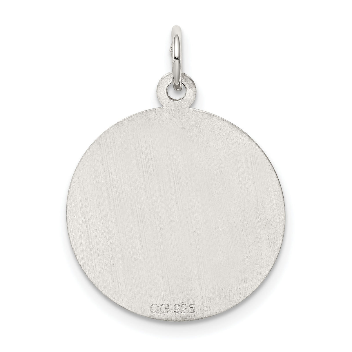 Sterling Silver Pendant with Ribbon and Bells Design, Symbol of Love and Marriage