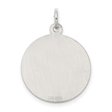 Sterling Silver Pendant with Ribbon and Bells Design, Symbol of Love and Marriage