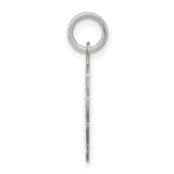 Sterling Silver Pendant Charm with Date to Remember Script, Commemorative Disc Jewelry