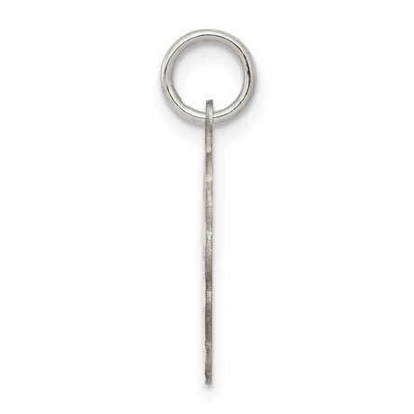 Sterling Silver Pendant Charm with Date to Remember Script, Commemorative Disc Jewelry