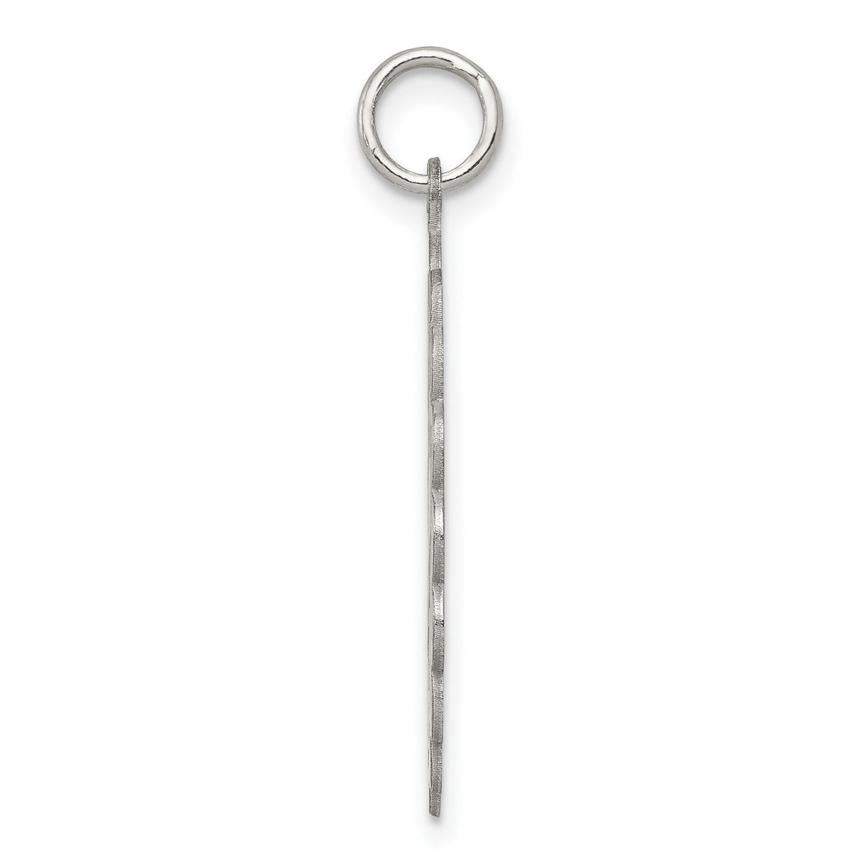 A Date To Remember Disc Charm Pendant in Real 925 Sterling Silver