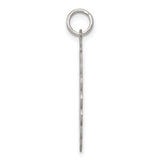 A Date To Remember Disc Charm Pendant in Real 925 Sterling Silver