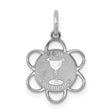 Sterling Silver Communion Pendant with Chalice Symbol, Catholic Religious Medal Charm