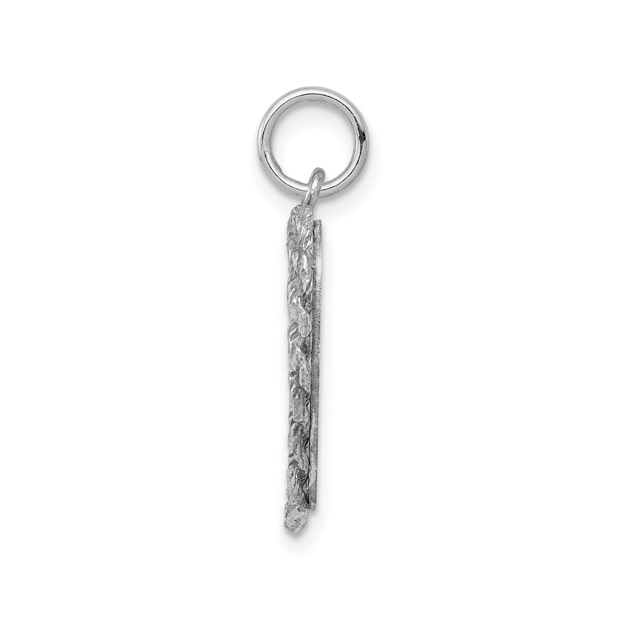 Sterling Silver Heart Pendant with Graduation Cap and Diploma Design for Women