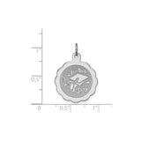 Sterling Silver Graduation Pendant with Cap, Diploma, and Tassel Symbols