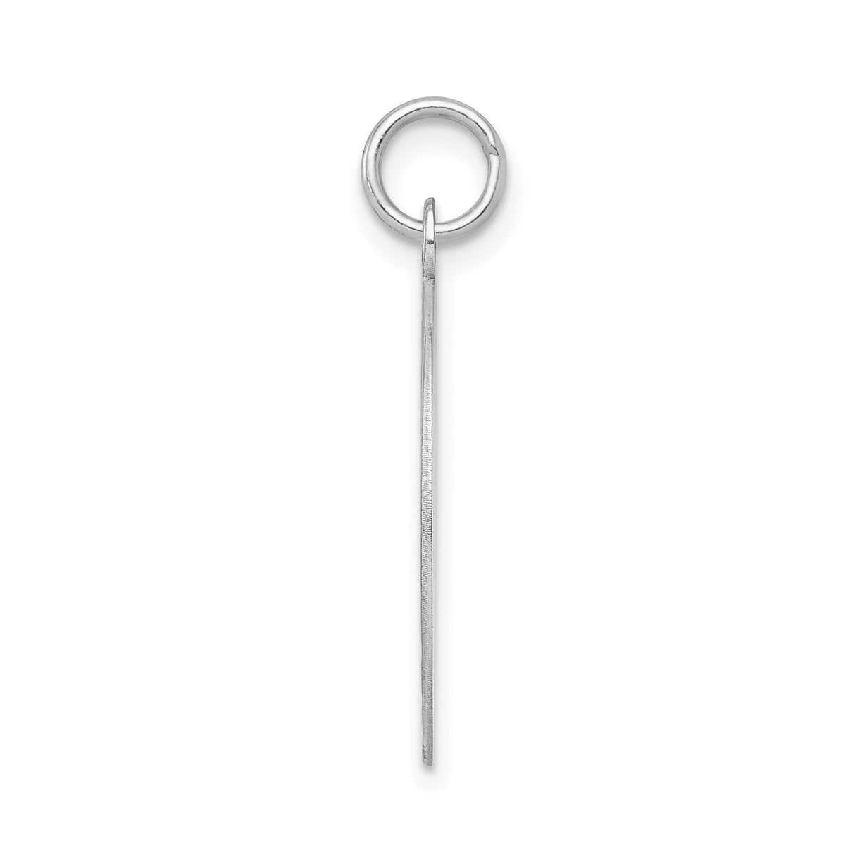 Sterling Silver Sweet Sixteen Round Pendant with Geometric Border Charm for Teen Girl