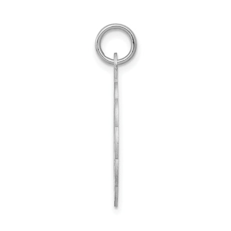 Sterling Silver Birthday Pendant with Cake and Candle, Scalloped Edge Charm