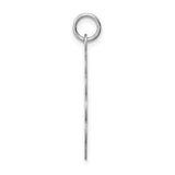 Sterling Silver Stork Pendant with Baby Bundle, Scalloped Round Motherhood Charm