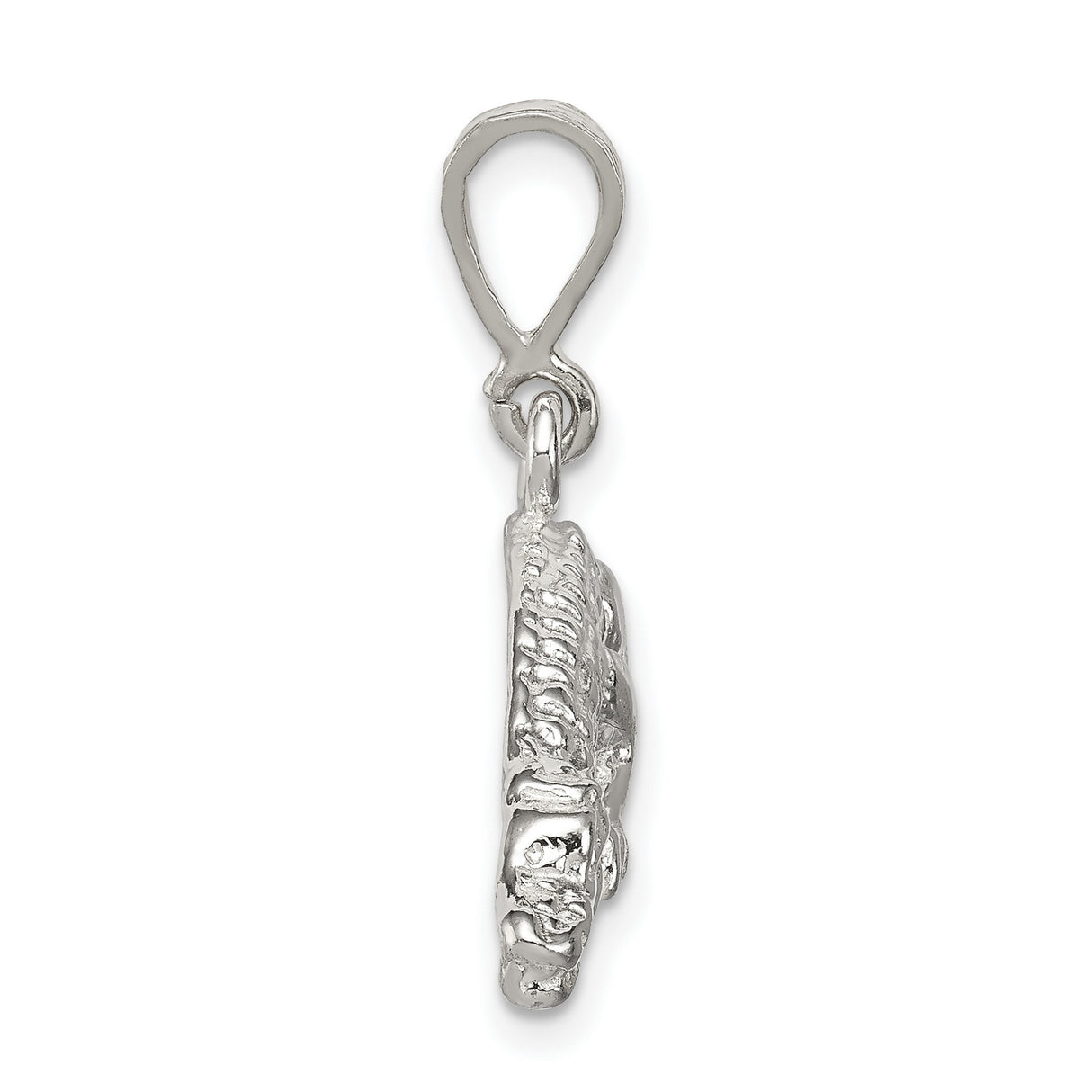 Sterling Silver Alligator Pendant, Detailed Reptile Design, Animal Totem Jewelry for Men and Women