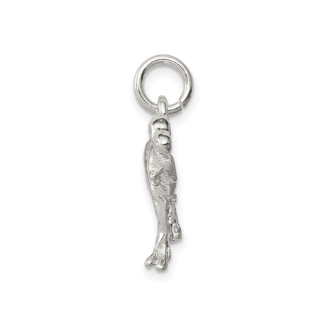 Sterling Silver T-Rex Pendant Charm, Realistic 3D Dinosaur Figure, Unisex Prehistoric Jewelry
