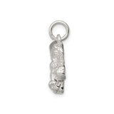 Sterling Silver Ram Head Pendant with Curled Horns, Aries Zodiac Symbol Jewelry