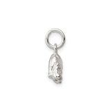 Sterling Silver Hippo Charm Pendant, Three Dimensional Animal Design, Wildlife Jewelry for Women