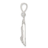 Sterling Silver Eagle Pendant with Great Seal, Olive Branch and Arrows Design