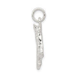 Sterling Silver Horse Head Pendant with Mane and Bridle Detail, Equestrian Jewelry