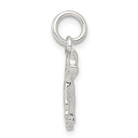 Cat Charm Pendant in Real 925 Sterling Silver