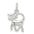 Cat Charm Pendant in Real 925 Sterling Silver