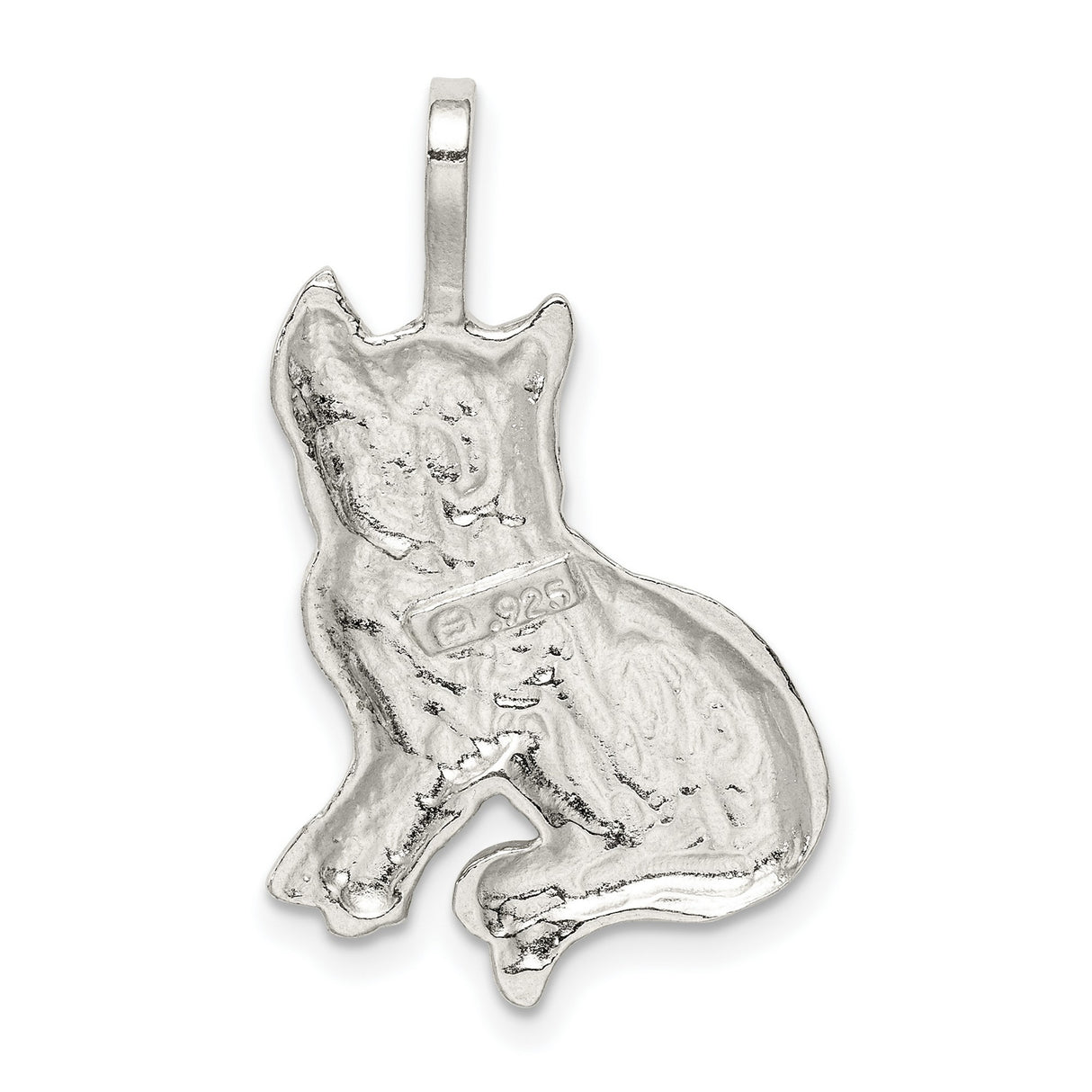 Cat Charm Pendant in Real 925 Sterling Silver