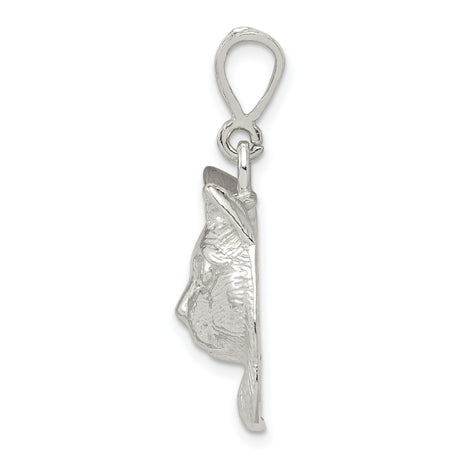 Cat Charm Pendant in Real 925 Sterling Silver