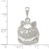 Cat Charm Pendant in Real 925 Sterling Silver