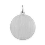 Sterling Silver Bulldog Pendant with Dog Emblem and BULLDOG Text, Unisex Memorial Jewelry