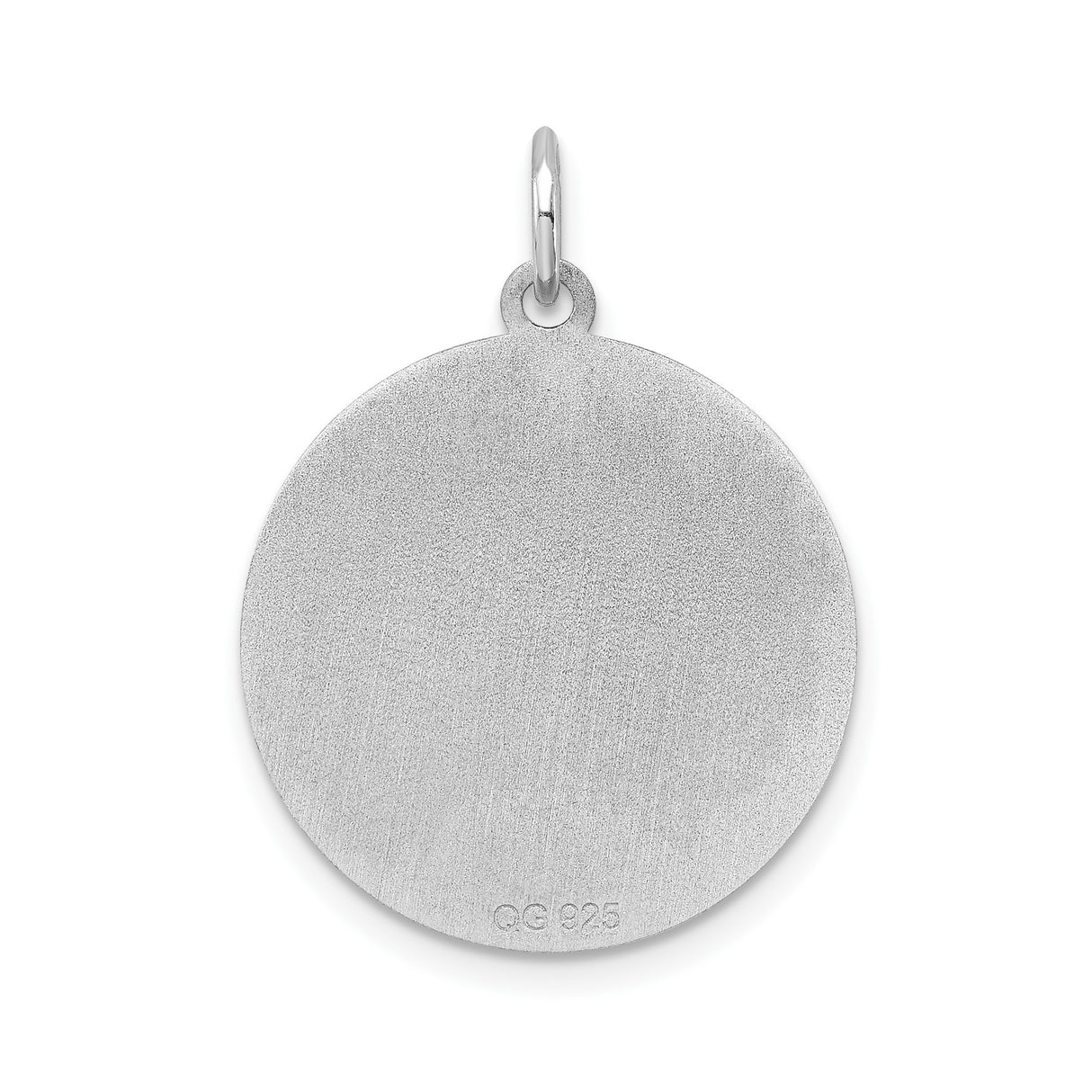 Sterling Silver Pendant, English Setter Dog Silhouette, Unisex Pet Memorial Jewelry