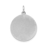 Sterling Silver Pendant, English Setter Dog Silhouette, Unisex Pet Memorial Jewelry