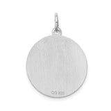 Sterling Silver Weimaraner Dog Pendant, Breed Name Charm, Pet Tribute Jewelry