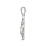 Sterling Silver Teapot Pendant with Sculpted Face, Whimsical Tea Charm for Women