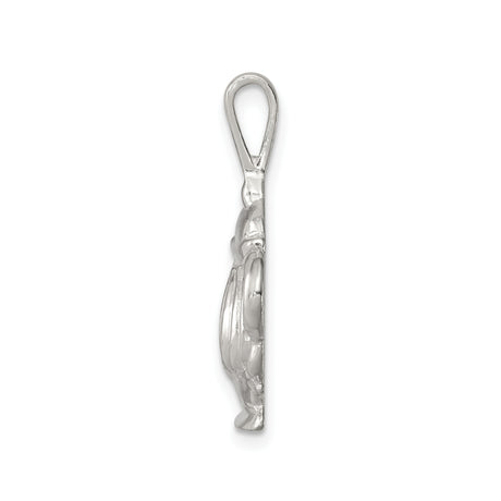 Sterling Silver Teapot Pendant with Sculpted Face, Whimsical Tea Charm for Women