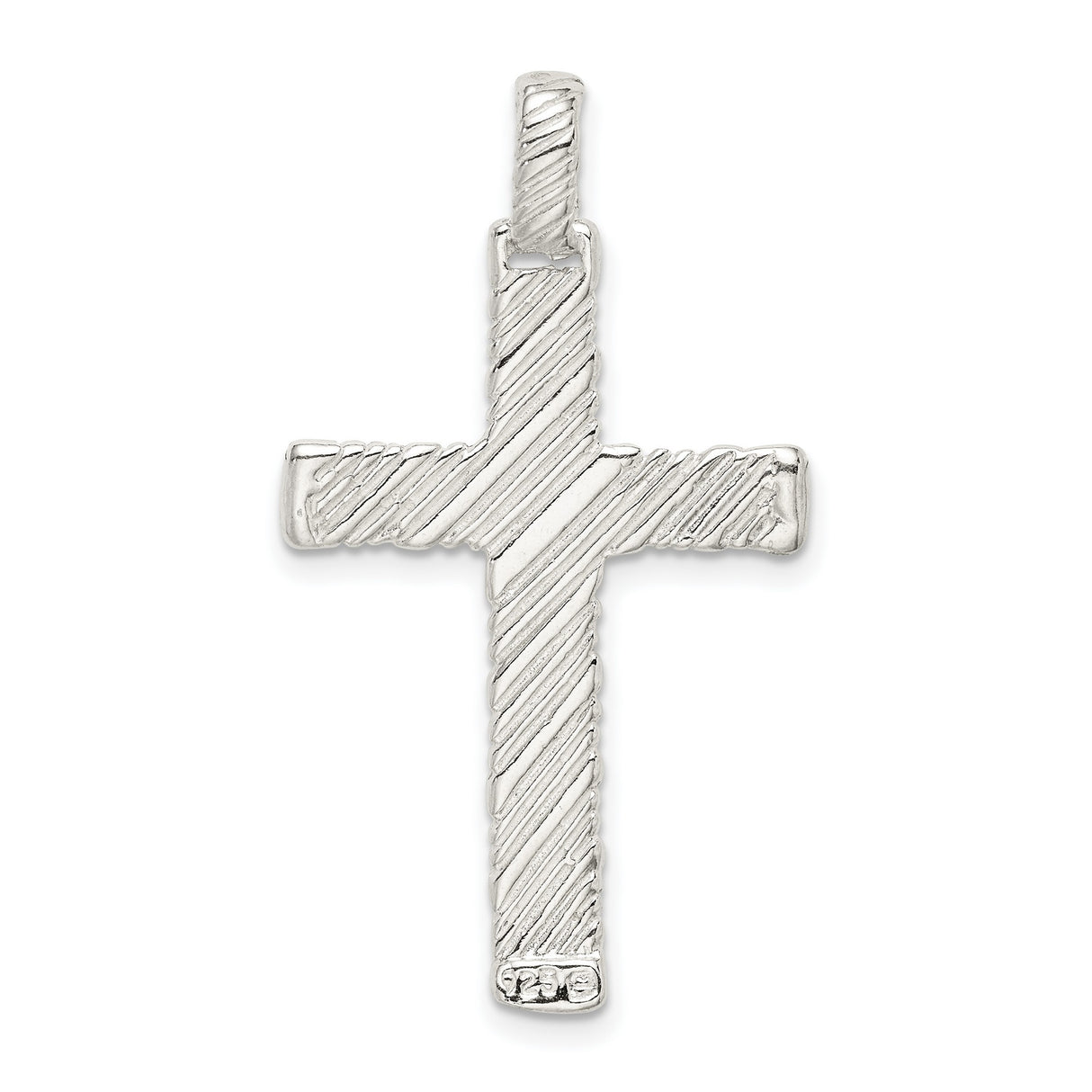 Latin Cross Charm Pendant in Real 925 Sterling Silver