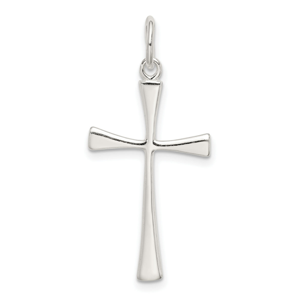 Cross Charm Pendant in Real 925 Sterling Silver