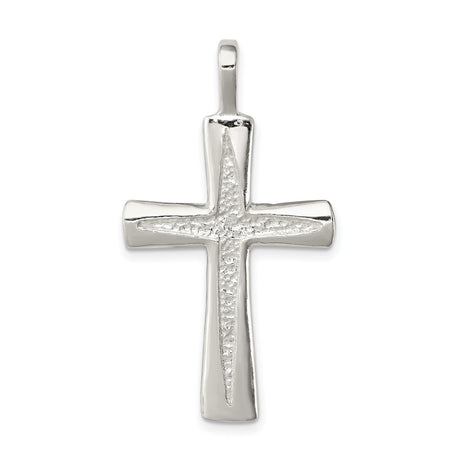 Cross Charm Pendant in Real 925 Sterling Silver