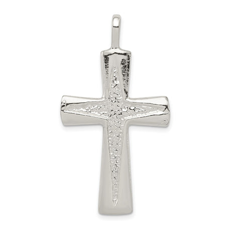 Cross Charm Pendant in Real 925 Sterling Silver