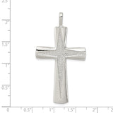 Cross Charm Pendant in Real 925 Sterling Silver