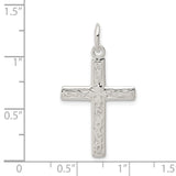 Cross Charm Pendant in Real 925 Sterling Silver