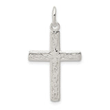 Cross Charm Pendant in Real 925 Sterling Silver