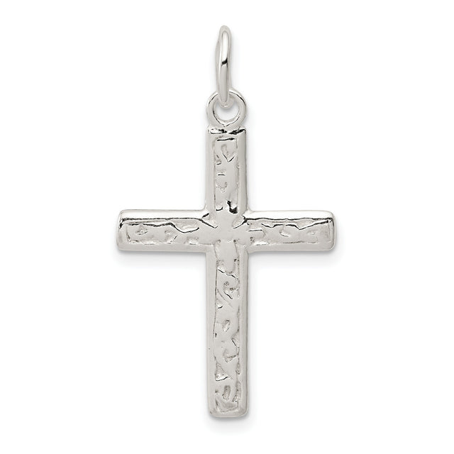 Cross Charm Pendant in Real 925 Sterling Silver