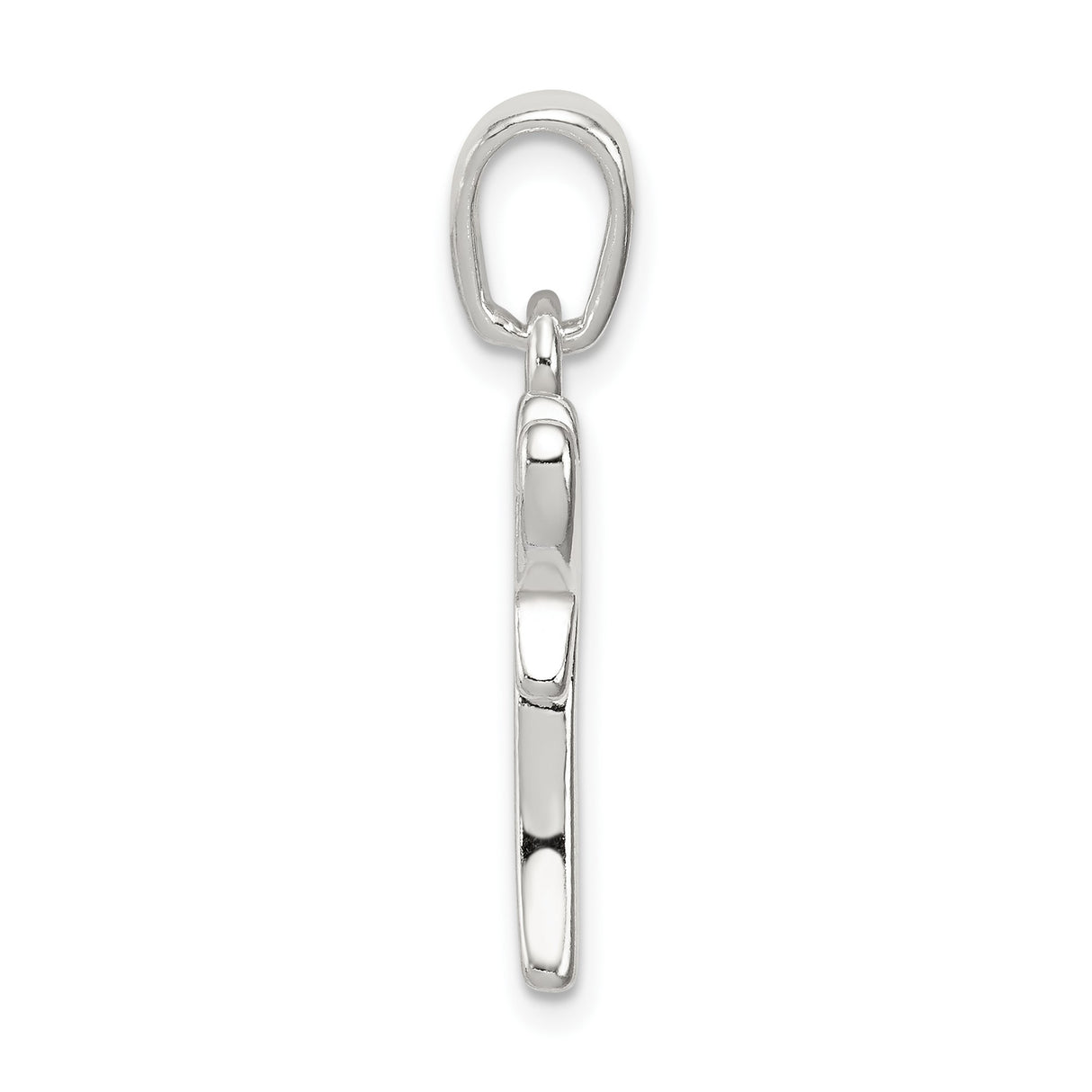 Sterling Silver Chai Pendant with Hebrew Symbol of Life, Jewish Faith Charm