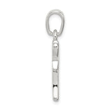 Sterling Silver Chai Pendant with Hebrew Symbol of Life, Jewish Faith Charm