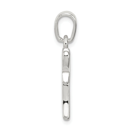 Sterling Silver Chai Pendant with Hebrew Symbol of Life, Jewish Faith Charm