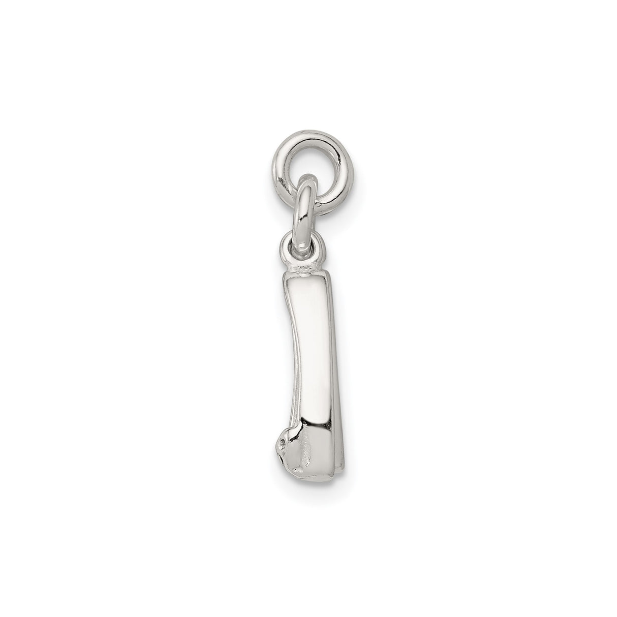 Sterling Silver Ballet Slippers Charm Pendant, Miniature Pointe Shoes for Dancers and Ballet Lovers