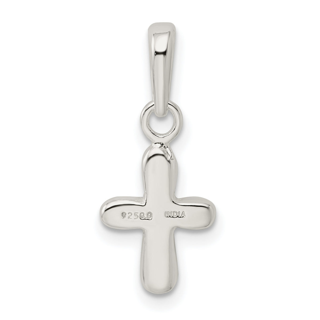 Cross Charm Pendant in Real 925 Sterling Silver