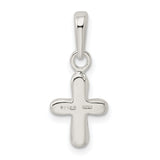 Cross Charm Pendant in Real 925 Sterling Silver