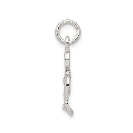 Sterling Silver Treble Clef Pendant, Music Note Charm for Women or Unisex Jewelry