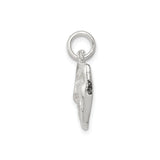Sterling Silver Comedy and Tragedy Mask Pendant, Greek Theater Drama Charm