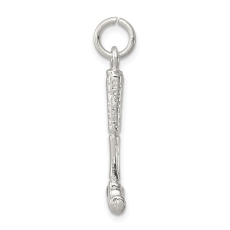 Sterling Silver Hammer Charm Pendant, Claw Hammer Design, DIY Tool Theme Jewelry